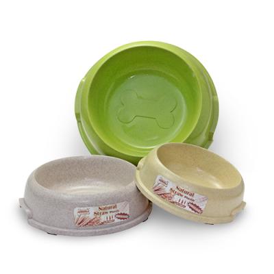 China Eco-Friendly Straw Pet Bowl For Small Natural Medium Large Dogs From Sustainable Goods for sale