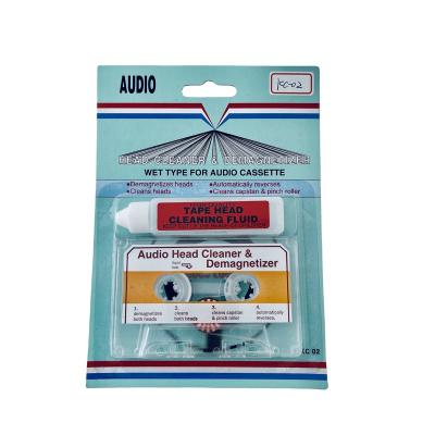 China Audio Cassette Tape Head Cleaner With Demagnetizer , Wet Type For ALL AUDIO KC-02 for sale