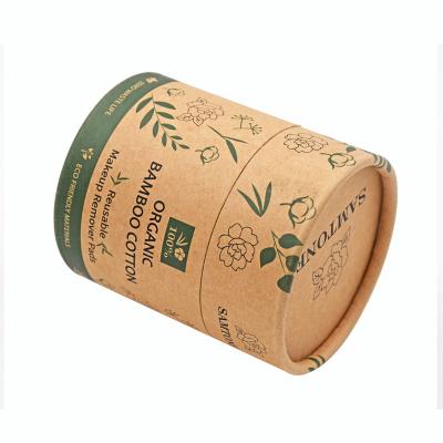 China Eco - Friendly Biodegradable Custom Paper Packaging Paper Tube Boxes Recycled Cardboard Paper Tubes Round Containers Cylinder Cosmetic Packaging for sale