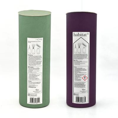 China Biodegradable Custom Packaging Paper Candle Tube Glass Roll Bottles Kraft Paper Tube for sale