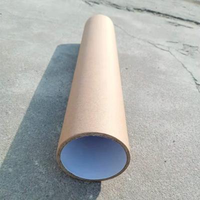 China Biodegradable Kraft Paper Black Color And Printing Color Shipping Paper Tube Box for sale