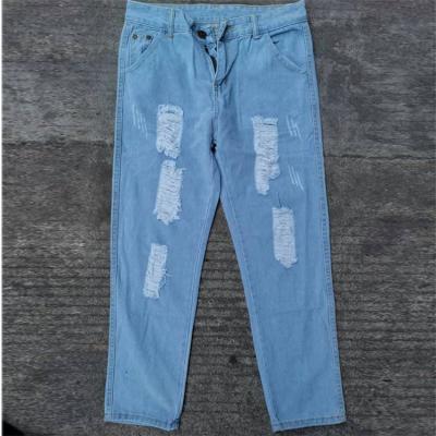 China Wholesale Casual Women's Used Denim Summer Fashion Used Clothes For Women Jeans for sale