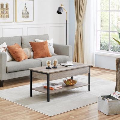 China New Design Modern Wooden Lift (Height) Bamboo Top Adjustable Set Cheap Marble Center Tea Room Coffee Table for sale