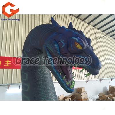 China Custom Fireproof And Waterproof Inflatable Snake Monster Decoration Halloween Inflatable Cartoon Characters for sale