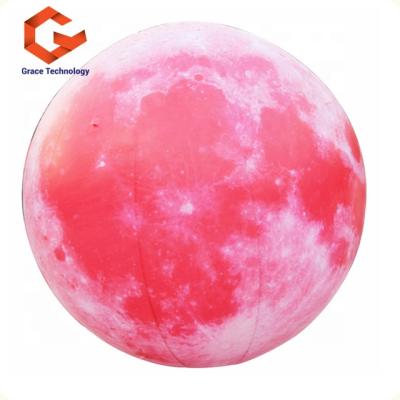 China Party LED Lighting Inflatable Eight Planets Balloon Mars Giant Inflatable Ball Neptune Balloon For Decorations for sale