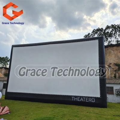 China PVC Tarpaulin Or Oxford Cloth 30ft Projector Giant Inflatable Movie Theater Giant Inflatable Movie Theater For Outdoor for sale