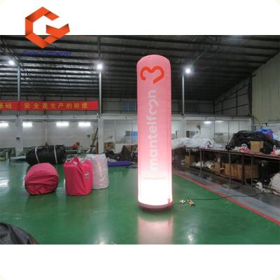 China Inflatable Party LED Column Lighting Inflatable Pillar , Inflatable Light Tubes For Decoration for sale