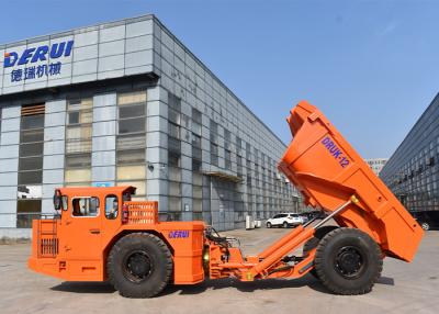 China Comfortabele stoel DERUI 12 ondergrondse mijnbouw dump truck Te koop