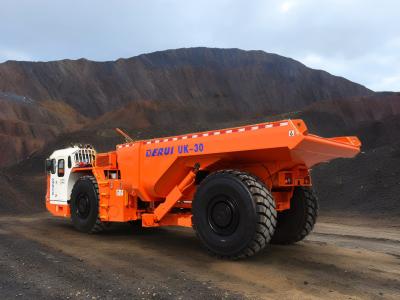 China DERUI DRUK-30 Ondergrondse dumptruck OEM Ondergrondse rocktruck 30 ton laadvermogen Te koop