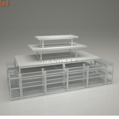 China Maternal and child modern commercial furniture store display rack rack design shelving rack for sale