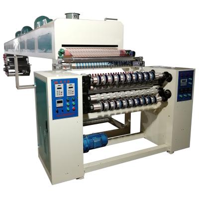 China Carton Box Sealing Factory Price Tape Liner Adhesive Sealing Roll Sticking Machine for sale