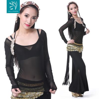 China 2011 New Style Black Belly Dance Tops Sets for sale