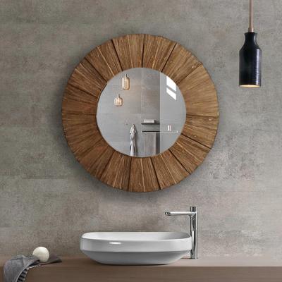 China New Design Custom Wall Mounted Round Mirror For Hotel Office Building for sale