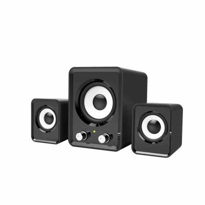 China No Outlets FT-202.2.1 USB Mini Surround Sound X-Bass Woofer Indoor Cabinet Sound Box / Desktop Speaker for sale