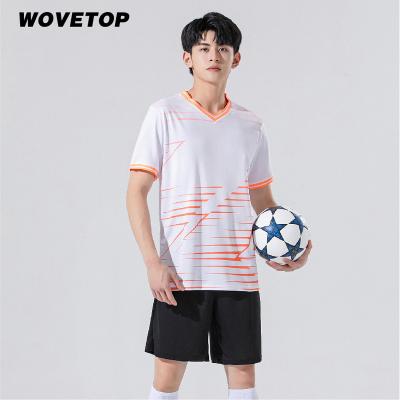 China New Factory Custom High Quality Original Design Football Kit Full Set Wear Uniform Soccer Jersey C5028 for sale