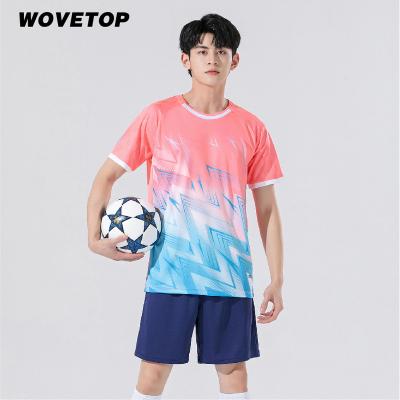 China Factory Made 2022 New Design Sublimation Sports Soccer Training Uniform Sets Custom Jerseys Men Mask Jerseys Football Wear C5030 for sale