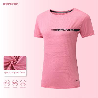 China Wholesale Custom Breathable Fitness Women's Sports Wear Summer Fashion Gym Running T-Shirt Training for sale