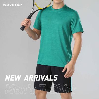 China Wholesale High Quality QUICK DRY Quick Dry Breathable Sports Running Men's Gym T-shirt for sale