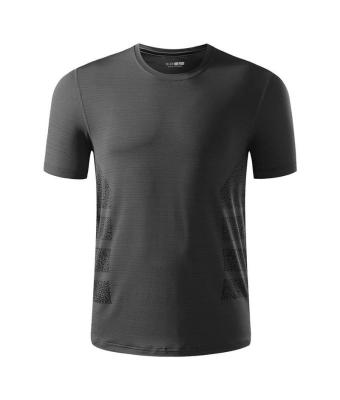 China Breathable 14% Spandex 93% Polyester QUICK DRY Mens Round Neck Summer Loose T-Shirts for sale