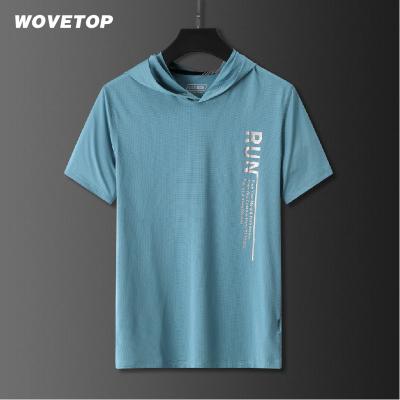 China QUICK DRY Black T-shirt Brands Custom Made Viable Breathable Crew Neck Men's Logo China T-Shirts for sale