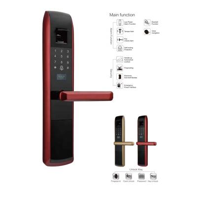 China Home Security High Security Metal Electronic Doors Lock and Dummy Handle Set for sale