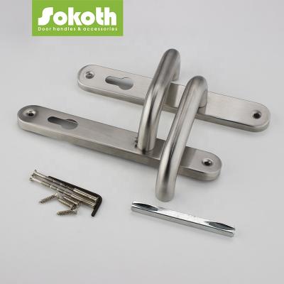 China New Design 2022 Stainless Steel 304 Door Contemporary Modern Lever Furniture Wooden Bedroom Door Handle Solid Hardware Accessories for sale