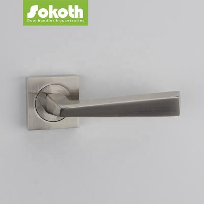 China Easy Installion 2022 Best Selling High Quality Modern Single Aluminum Alloy Interior Door Handles Easy To Install for sale