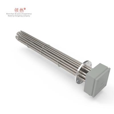 China Industrial DN125 36kw SS304 or Customized Pre Immersion Flanged Tubular Heater for Industrial for sale