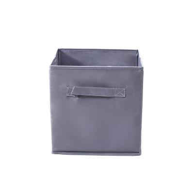 China Viable Assorted Colors Storage Bins Containers Boxes Cloth Foldable Storage Cube Without Lid For Household Organization for sale