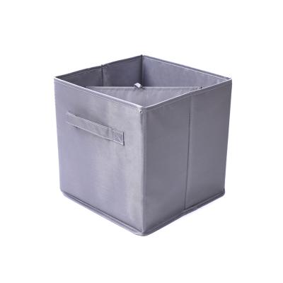 China High Quality Collapsible Nonwoven Home Decorative Storage Box Viable Storage Cube Bin For Home Organizer File Storage for sale