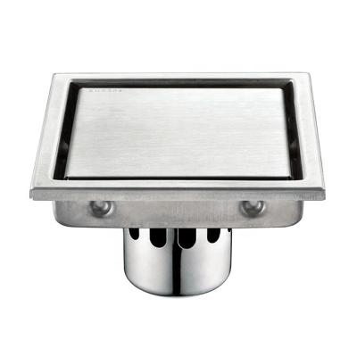 China Anti Smell Floor Trap Square 304 Stainless Steel Shower Drain Tile Insert Modern Floor Drain for sale