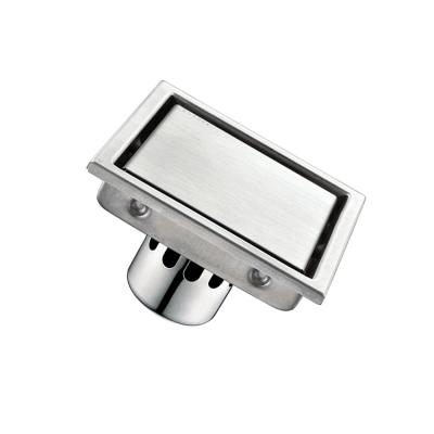 China Modern High Quality Concealed Bathroom Stainless Steel Floor Drain Trap 304 Floor Drainer for sale