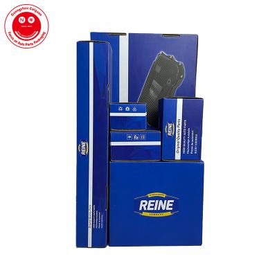 China Recyclable Logo Folding Corrugated Auto Parts High End Custom Packaging Paper Box for sale