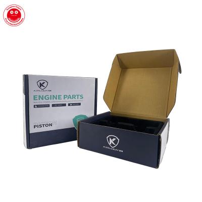 China Corrugated Auto Parts Piston Logo Recyclable Custom Packaging Custom Color Listing Paper Box for sale