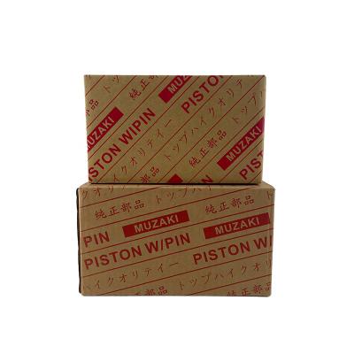 China Recyclable Custom Logo Corrugated Auto Parts Piston Packaging With Dividers Paper Box for sale