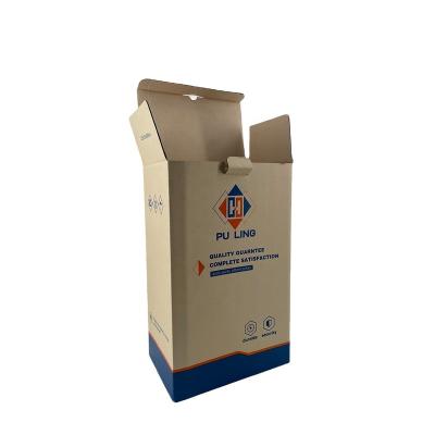 China Recyclable High Quality White Corrugated Auto Parts Packaging Custom Large Paper Box for sale