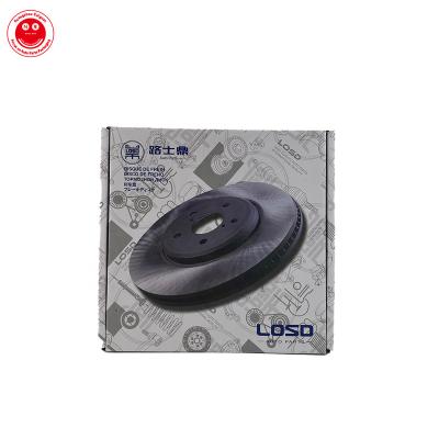 China Recyclable Custom Logo Corrugated Auto Parts Brake Disc Packaging Foldable Paper Mailer Boxes for sale