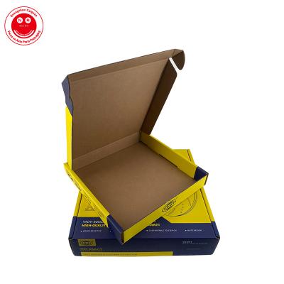 China Recyclable Corrugated Auto Spare Parts Brake Disc Packaging Custom Paper Shipping Box for sale