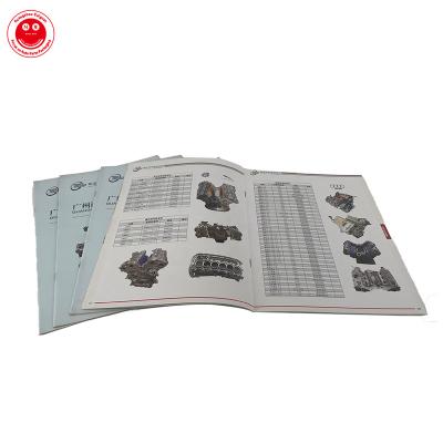 China Auto Automotive Parts Engine Parts Booklet Printing Glossy Paper Flyers Custom Product Catalog for sale