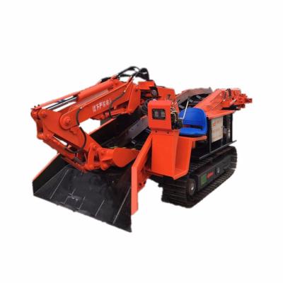 China hydraulic crawler loader crawler mine loader mucking mucking digging machine/mine rock mucking loader for sale