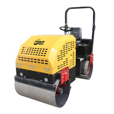 China Construction worksÂ   New 1 ton mini vibratory road roller sit on vibrating road roller compactor price for sale