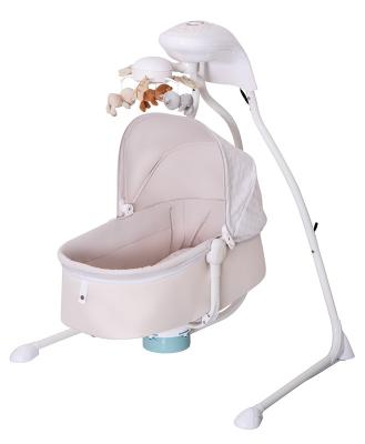 China Factory New OEM Modern Style Electric Baby Swing Cradle / Baby Swing Bed for sale