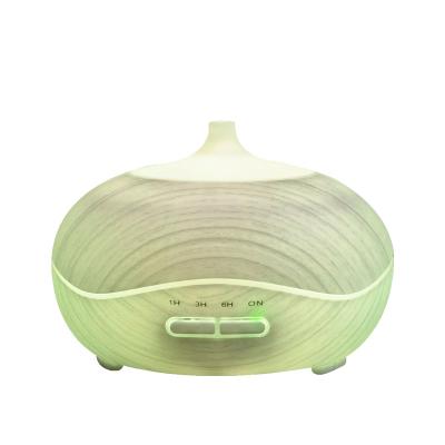 China Household Effect New Transparent White Wood Electric Essential Oil Aromatherapy Ultrasonic Aroma Diffusers for sale