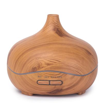 China 2021 New Household Aromatherapy 300ml Aroma Essential Oil Diffuser Wooden Ultrasonic Aroma Diffuser for sale