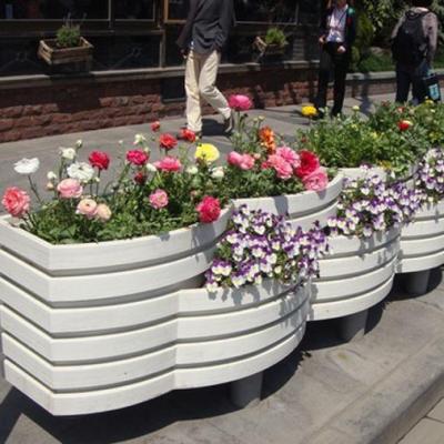 China Modern Galvanized Steel Raised Garden Grow Bed Corrugated Leaf Garden Planter Box Raised Vegetable Bed for sale