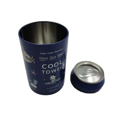 China Food Wholesale Canada Gift Beer Can Shape Metal Tin Box for sale