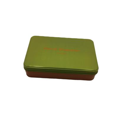 China Food metal square paint flat can with lid tin box manufacturer wholesale for sale