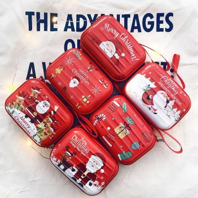 China Gift & Mini Portable Craft Gift Metal Can House Tins For Small Change Tin Box Container Collection Key Coin Bag for sale