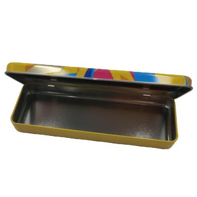 China Gift & Craft Custom Design Rectangular Food Grade Metal Pencil Gift Box For Wholesale for sale