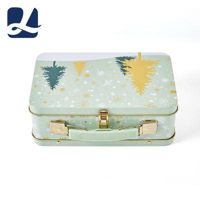 China 2022 new style custom small and exquisite tinplate metal tin food fresh lunch box for sale